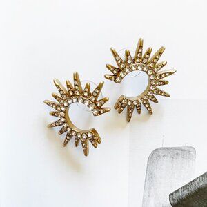 J. Crew Starburst Sparkle Earrings